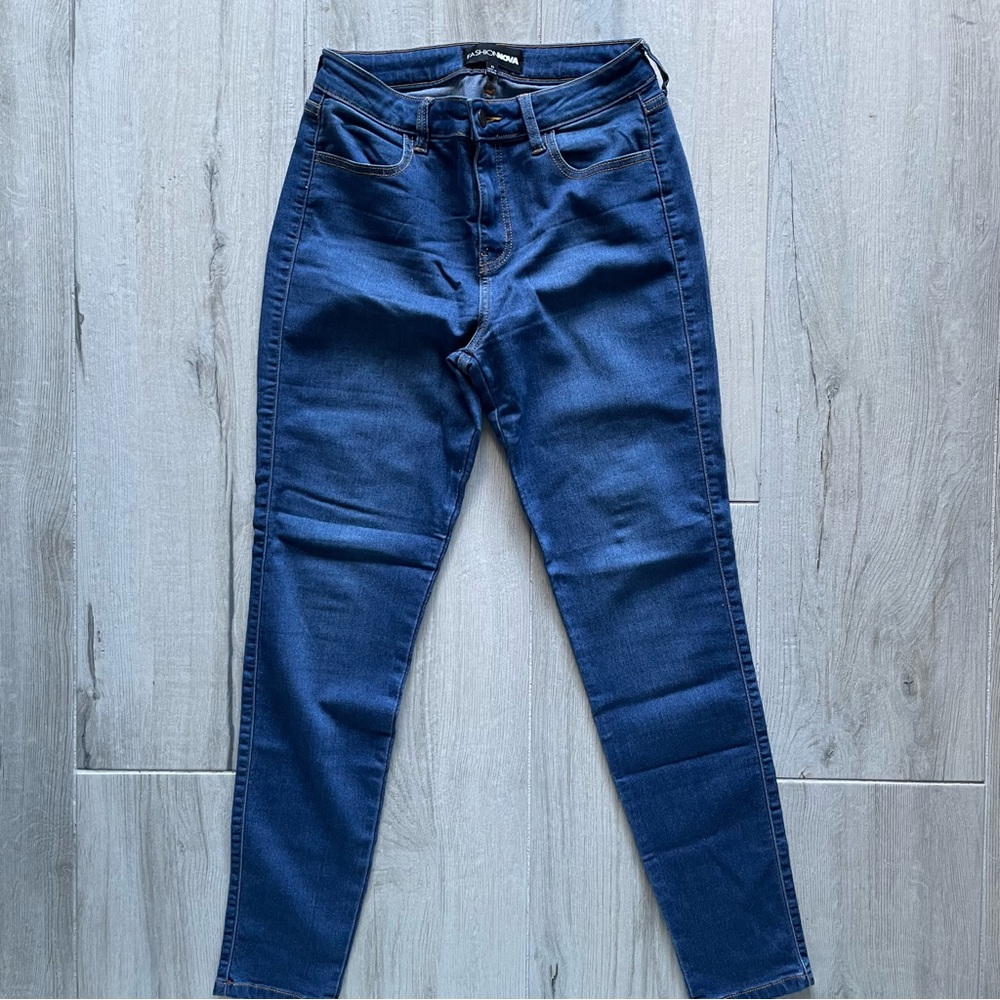 Fashion Nova Medium Wash Jeans